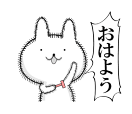 Rabbit of Disheveled Hair sticker #9841810