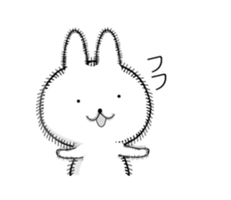 Rabbit of Disheveled Hair sticker #9841811