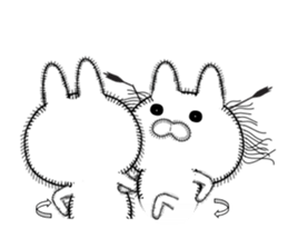 Rabbit of Disheveled Hair sticker #9841812