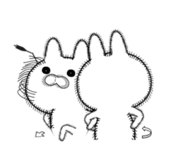 Rabbit of Disheveled Hair sticker #9841814
