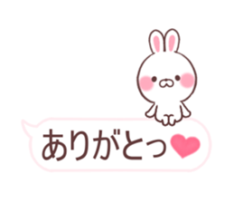 cute rabbit sticker 1 sticker #9841980