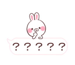 cute rabbit sticker 1 sticker #9842012