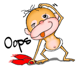 Orangutan Plus sticker #9842105