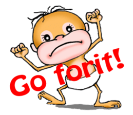 Orangutan Plus sticker #9842108