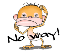 Orangutan Plus sticker #9842122