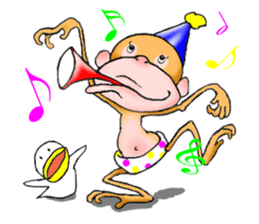 Orangutan Plus sticker #9842125