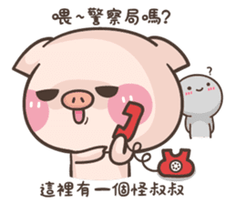Cute pig 2 : no limit's collapse sticker #9842639