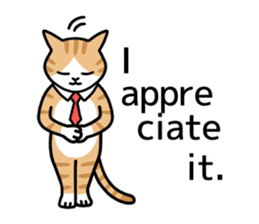 Talking Cats(English version) sticker #9842987