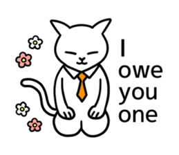 Talking Cats(English version) sticker #9842990