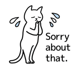 Talking Cats(English version) sticker #9842996