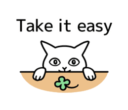 Talking Cats(English version) sticker #9843007