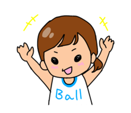 Basketball sticker #9843119