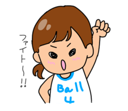 Basketball sticker #9843120