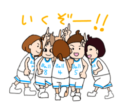 Basketball sticker #9843123