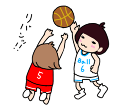 Basketball sticker #9843129