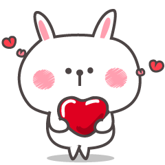 It is a cute rabbit.