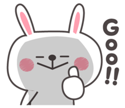 It is a cute rabbit. sticker #9843379