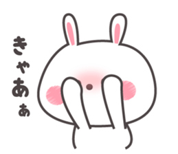 It is a cute rabbit. sticker #9843386