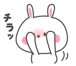 It is a cute rabbit. sticker #9843387