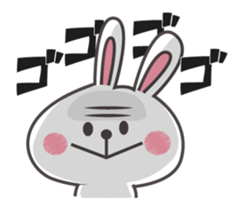 It is a cute rabbit. sticker #9843392