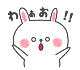 It is a cute rabbit. sticker #9843393