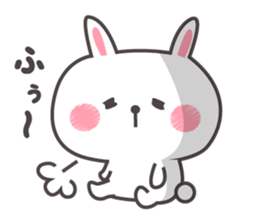 It is a cute rabbit. sticker #9843395