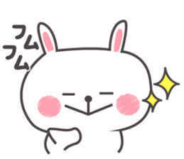 It is a cute rabbit. sticker #9843397
