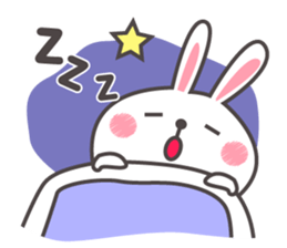 It is a cute rabbit. sticker #9843402
