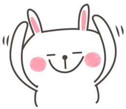 It is a cute rabbit. sticker #9843403