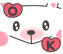 It is a cute rabbit. sticker #9843411