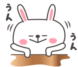 It is a cute rabbit. sticker #9843413