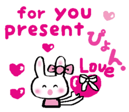 Surprised rabbit sticker #9843831