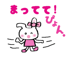 Surprised rabbit sticker #9843837