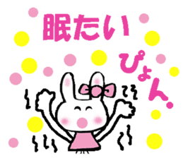 Surprised rabbit sticker #9843851