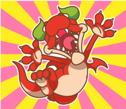 Happy Go Lucky Dragon Sticker(English) sticker #9843915