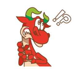 Happy Go Lucky Dragon Sticker(English) sticker #9843917