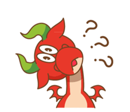 Happy Go Lucky Dragon Sticker(English) sticker #9843924