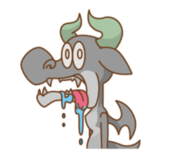 Happy Go Lucky Dragon Sticker(English) sticker #9843926