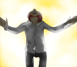 Hard working boy sticker #9844168