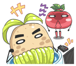 Potato Loves Tomato sticker #9844388