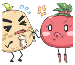 Potato Loves Tomato sticker #9844389