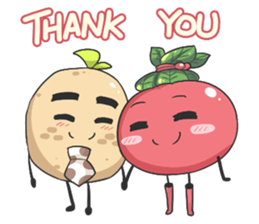 Potato Loves Tomato sticker #9844414