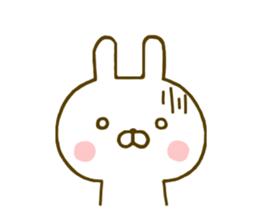 Rabbit Usahina with penpen 2 sticker #9844594
