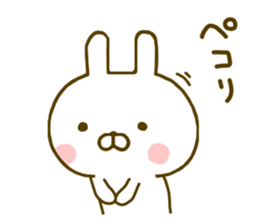 Rabbit Usahina with penpen 2 sticker #9844595