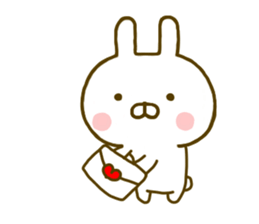 Rabbit Usahina with penpen 2 sticker #9844607