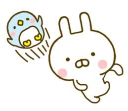 Rabbit Usahina with penpen 2 sticker #9844612
