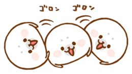 fluffy baby seals sticker #9844769