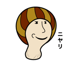 kansaiben mushrooms2 sticker #9845084