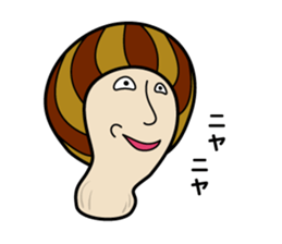 kansaiben mushrooms2 sticker #9845085