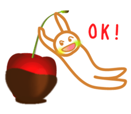 Chocolate and Valentine sticker #9845778